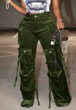 Hirachi Velvet Cargo Pants