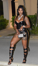 CITY GIRL Black Studded Strapped Sandal