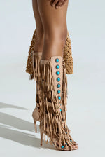 Night in the City Tan Sandal