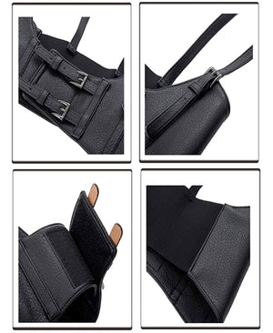 Nia Crop Vest (Black)