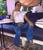 Boss Lady Ruched denim Jeans