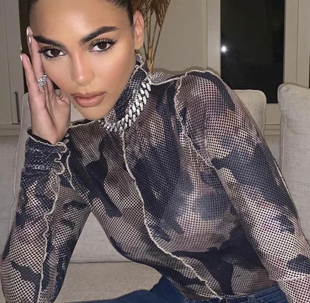 Natalia Camo Bodysuit