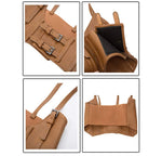 Nia Crop Vest (Brown)
