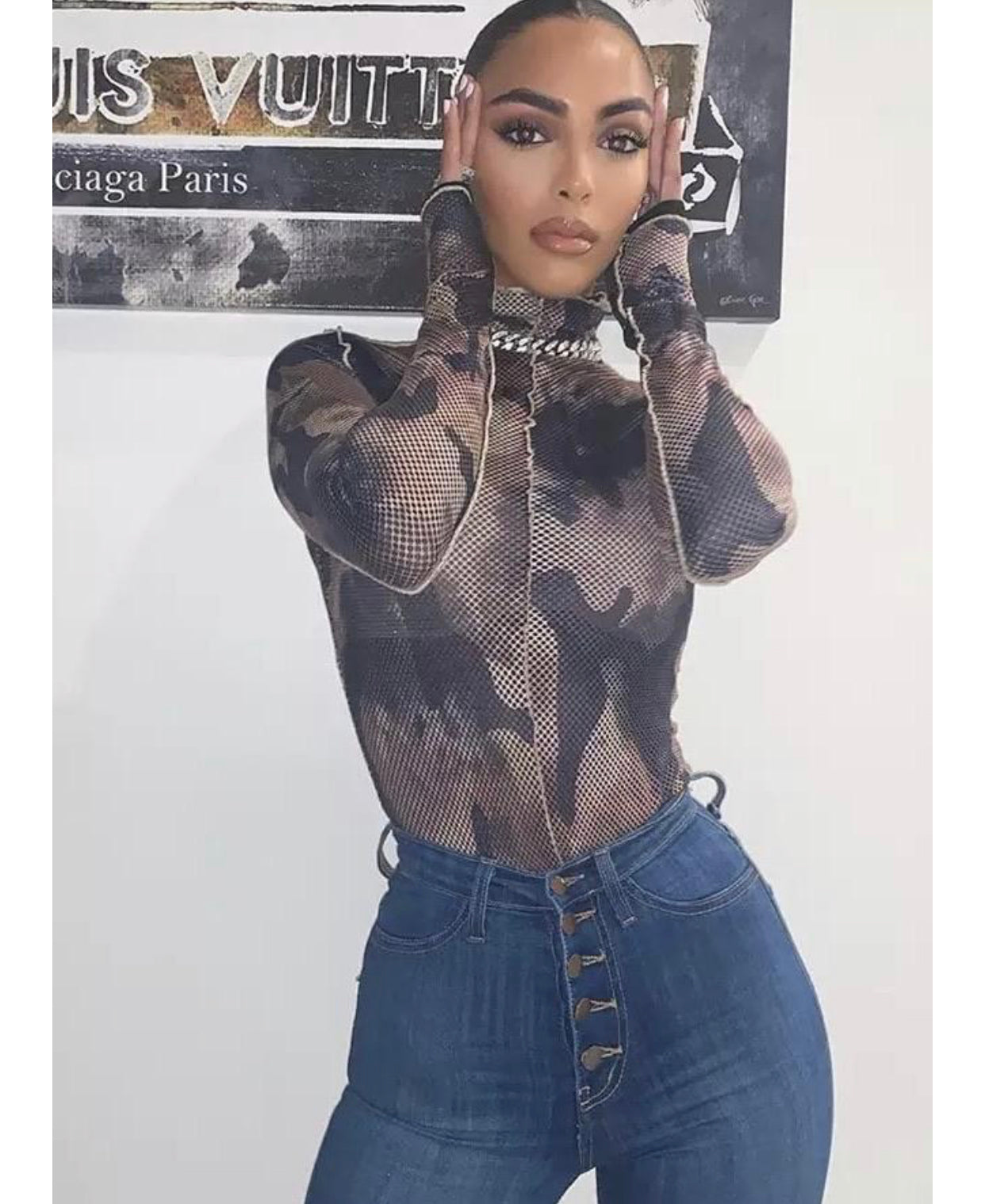 Natalia Camo Bodysuit