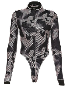 Natalia Camo Bodysuit
