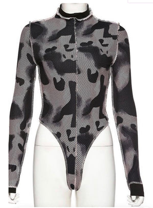Natalia Camo Bodysuit
