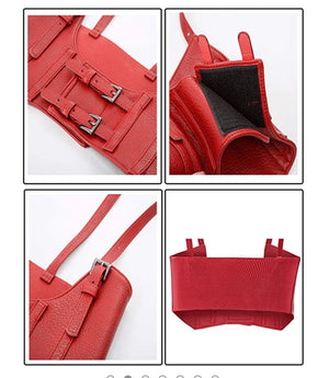 Nia Crop Vest (Red)