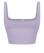 Square Neck Crop Top (Lavender)